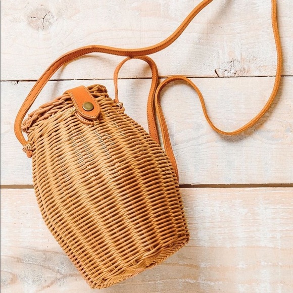 Faithfull the Brand Vida Wicker Bag NWT - Picture 14 of 16